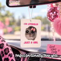 I’m Literally Just a Girl Hamster Air Freshener + Extra Scent Spray