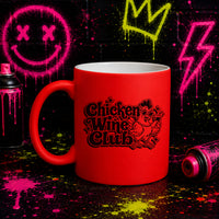 chicken wine club viral trending chicken wine mug neon